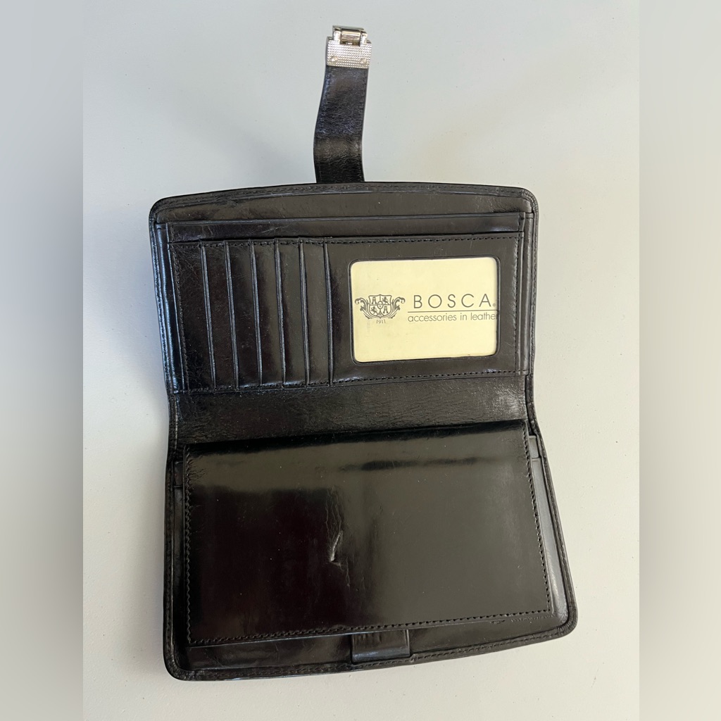 Bosca Checkbook Wallet